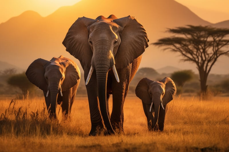 African elephant in Serengeti National Park